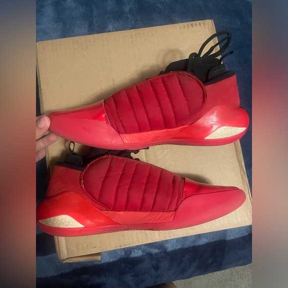 Adidas Harden Vol 7 Scarlet Core Black Size 11 - Picture 5 of 9